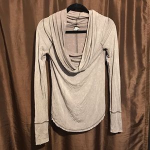 free people cowl neck top